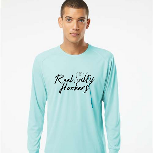 Reel Salty Hookers PGO Long Sleeve UPF 50+ Tee - 2 Colors