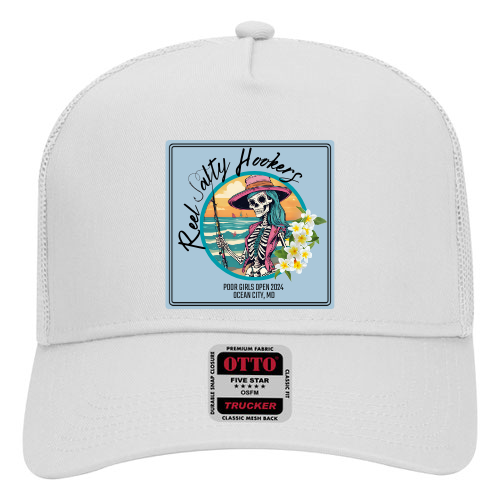 Reel Salty Hooker 5 Panel Trucker Hat - 3 Colors